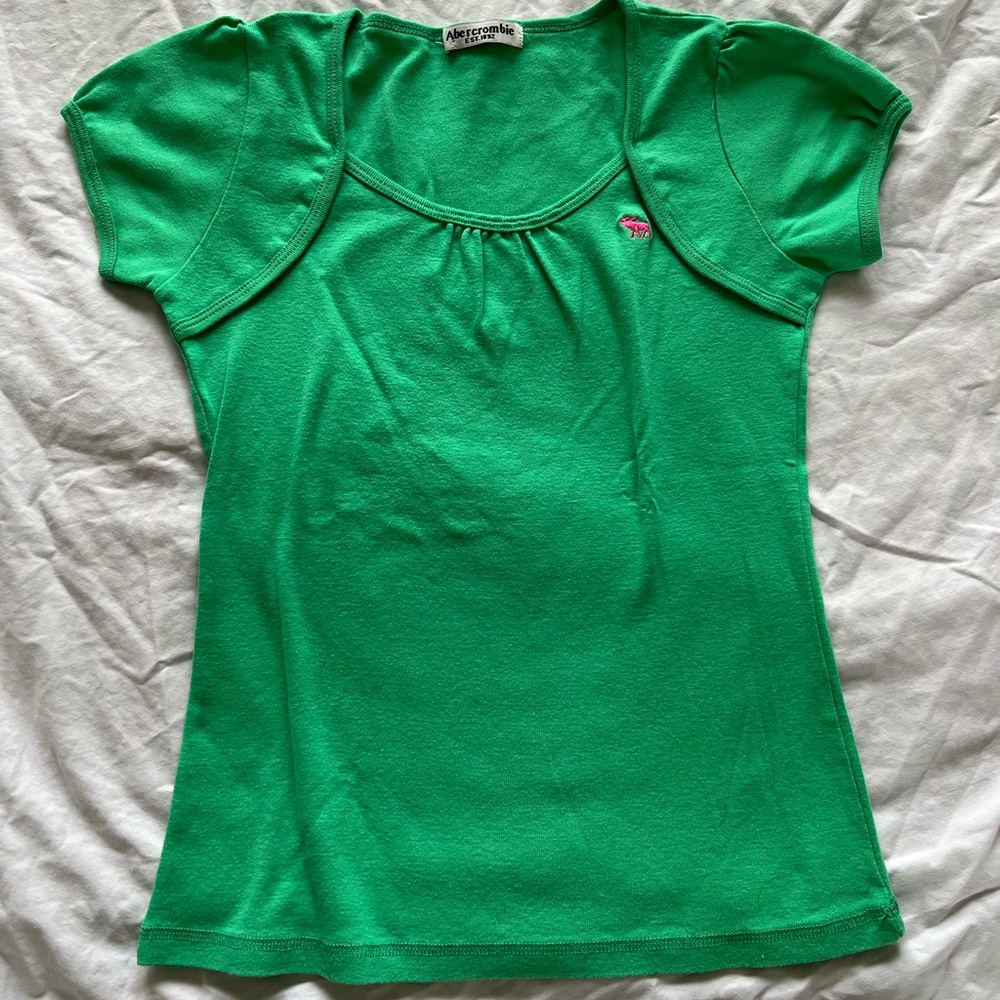 y2k abercrombie & fitch babydoll top